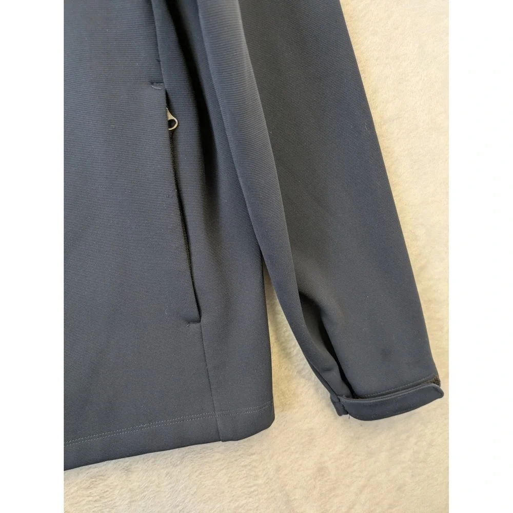 32 Degrees Heat Full Zip Jacket Men's Large Navy Blue Mock Neck Tech Performance